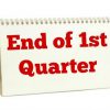 End of First Quarter  10-25-2024