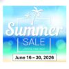 Uniforms:    Summer Sale   |    June 16 - June 30, 2026